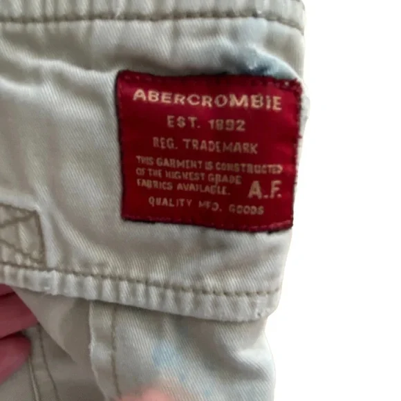 Abercrombie & Fitch Vintage Y2K Cargo Parachute Pants Large - Rare & Amazing! - Picture 8 of 15
